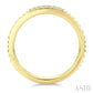 1/4 Ctw Round Cut Diamond Pirouette Fashion Ring in 10K Yellow Gold