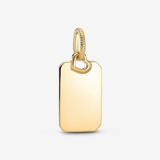 Engravable Rectangle Tag Pendant