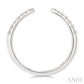 1/5 Ctw Graduated Round Cut Diamond Claw Open Fashion Ring in 10K White Gold