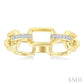 1/20 Ctw Bold Open Window Octagonal Shaped Round Cut Diamond Fashion Ring in 10K Yellow Gold