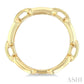 1/20 Ctw Bold Open Window Octagonal Shaped Round Cut Diamond Fashion Ring in 10K Yellow Gold