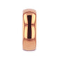 SOL Traditional Domed Rose Gold Plated Tungsten Carbide Wedding Ring - 4mm - 8mm