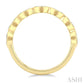 3/4 Ctw East-West Set Marquise Cut Bezel Diamond Stackable Fashion Band in 14K Yellow Gold