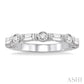 1/2 Ctw Diamond Fashion Band in 14K White Gold