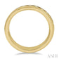 1 Ctw Niched Center Round Cut Diamond Men's Wedding Band in 14K Yellow Gold