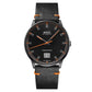 MIDO Commander Big Date Black Dial - Black PVD Stainless Steel Watch - Black Leather Strap - 42mm