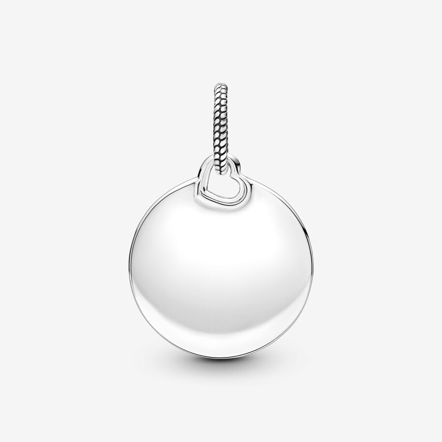 Engravable Round Tag Pendant