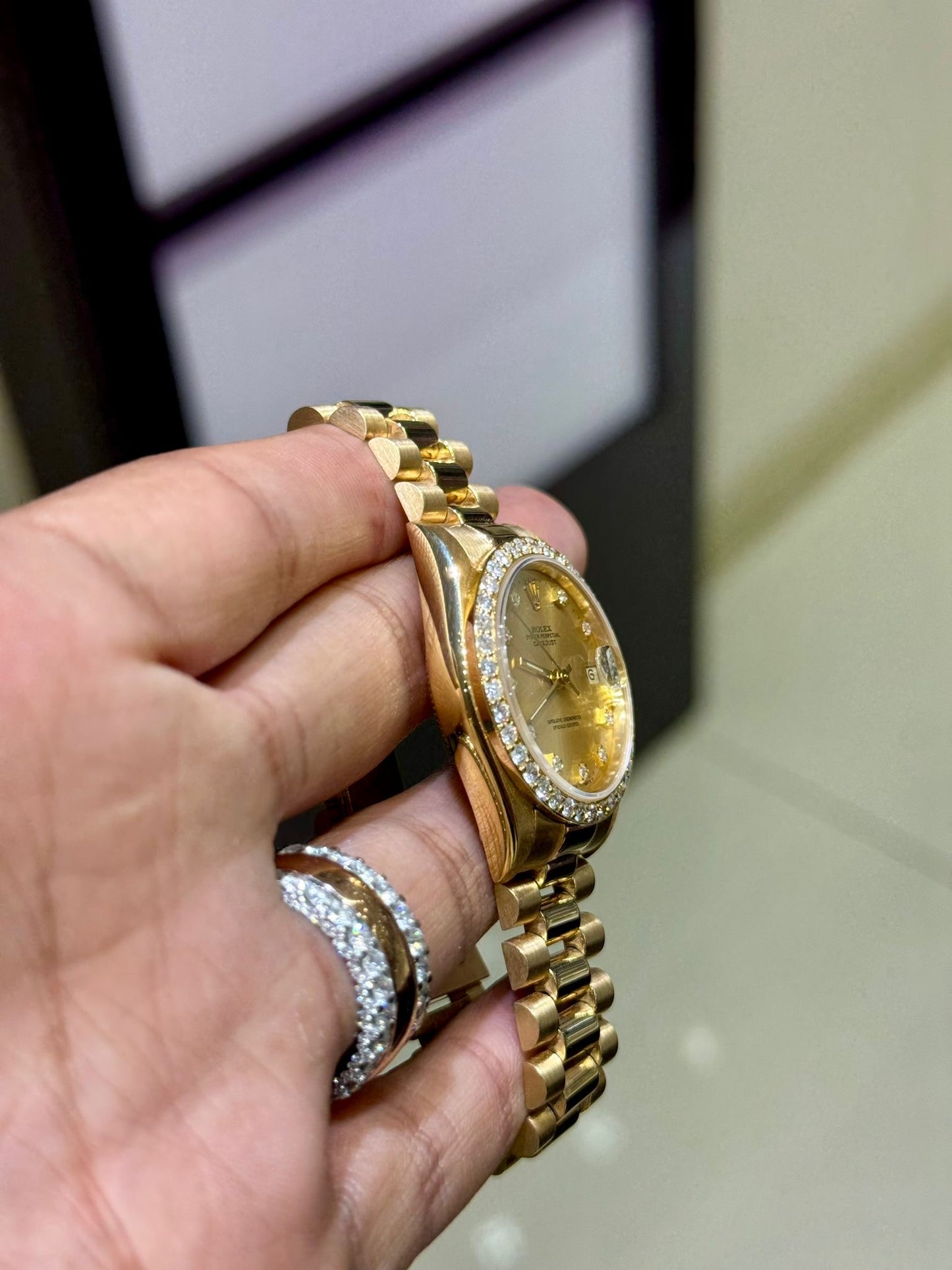 Rolex 68278 Ladies President 18k Mid size 31mm