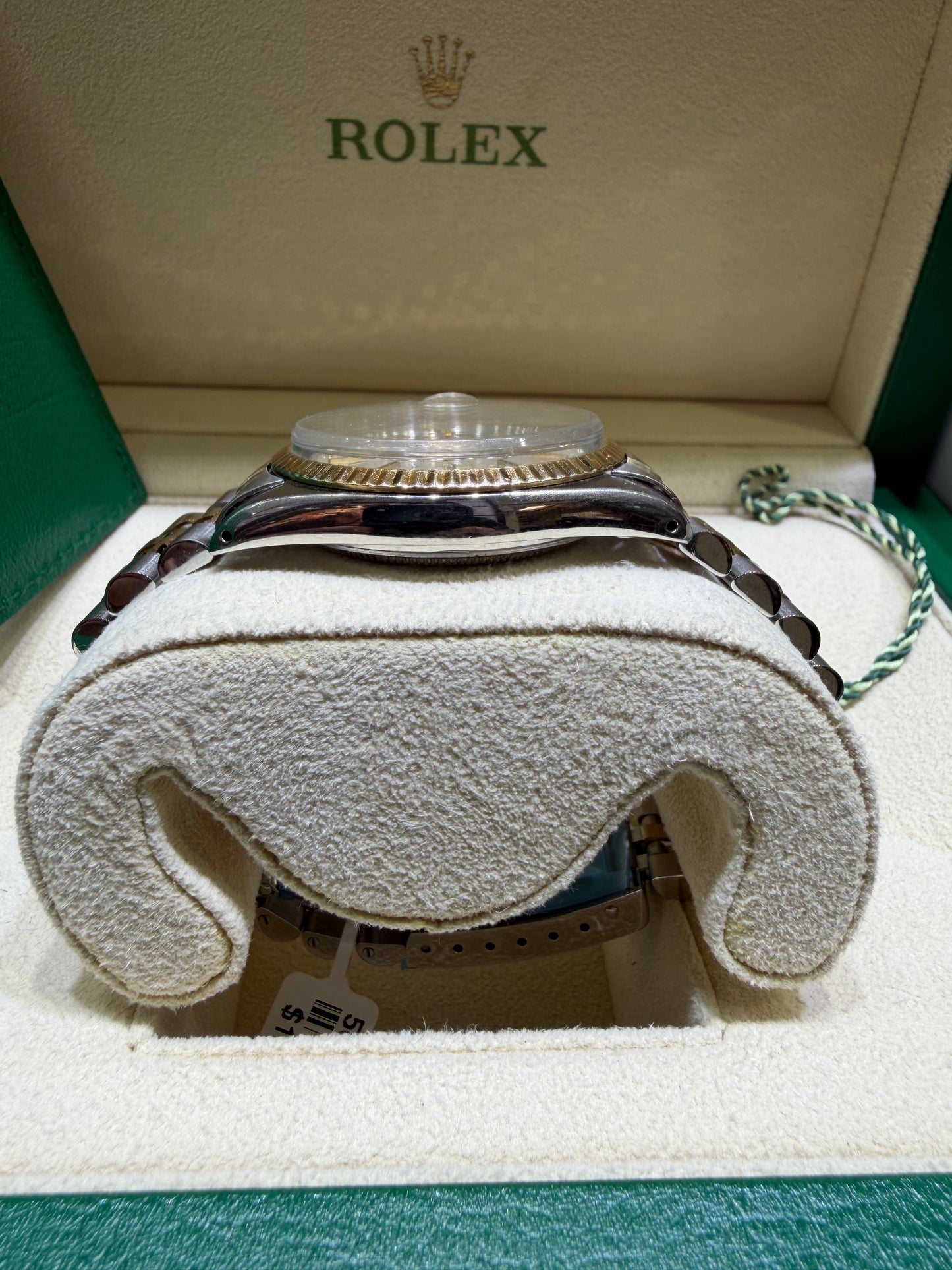 Rolex Watch For Men 1601 | 36MM | 18k Fluted Bezel | Silver Dial | Jubilee Band