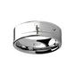 Hunting Landscape Scene Fly Fishing Fishermen Fish Engraved Flat Tungsten Ring - 4mm - 12mm - 8mm