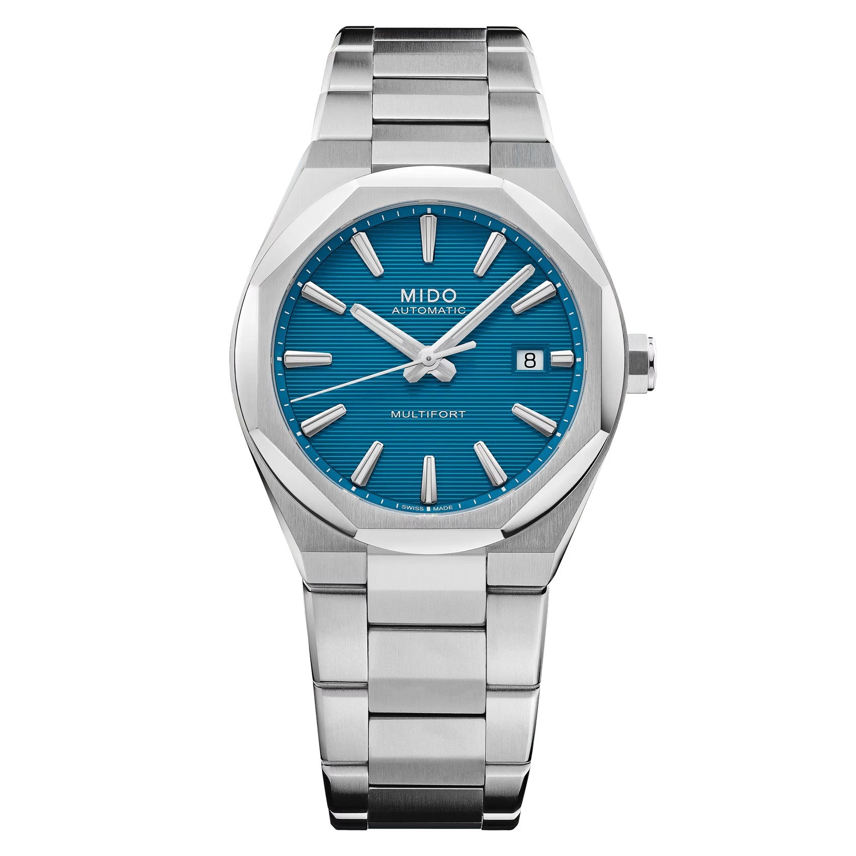Mido Multifort TV Big Date Two Crowns Blue 40mm