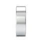 HARDY Polished Finish Flat Style Men’s Titanium Wedding Ring - 6mm & 8mm