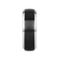 NOLAN Brushed Domed Black Titanium Wedding Band with Polished Beveled Edges - 8mm