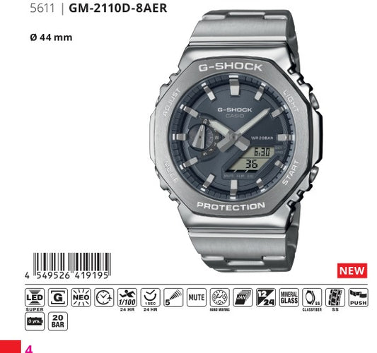 Casio G-Shock GM-2110D-8A