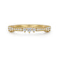 14K Yellow Gold Diamond Ladies Ring .25Ctw Stackable Gabriel