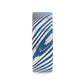DUKE Blue Flat Brushed Damascus Steel Men’s Wedding Band with Vivid Etched Design - 6mm & 8mm