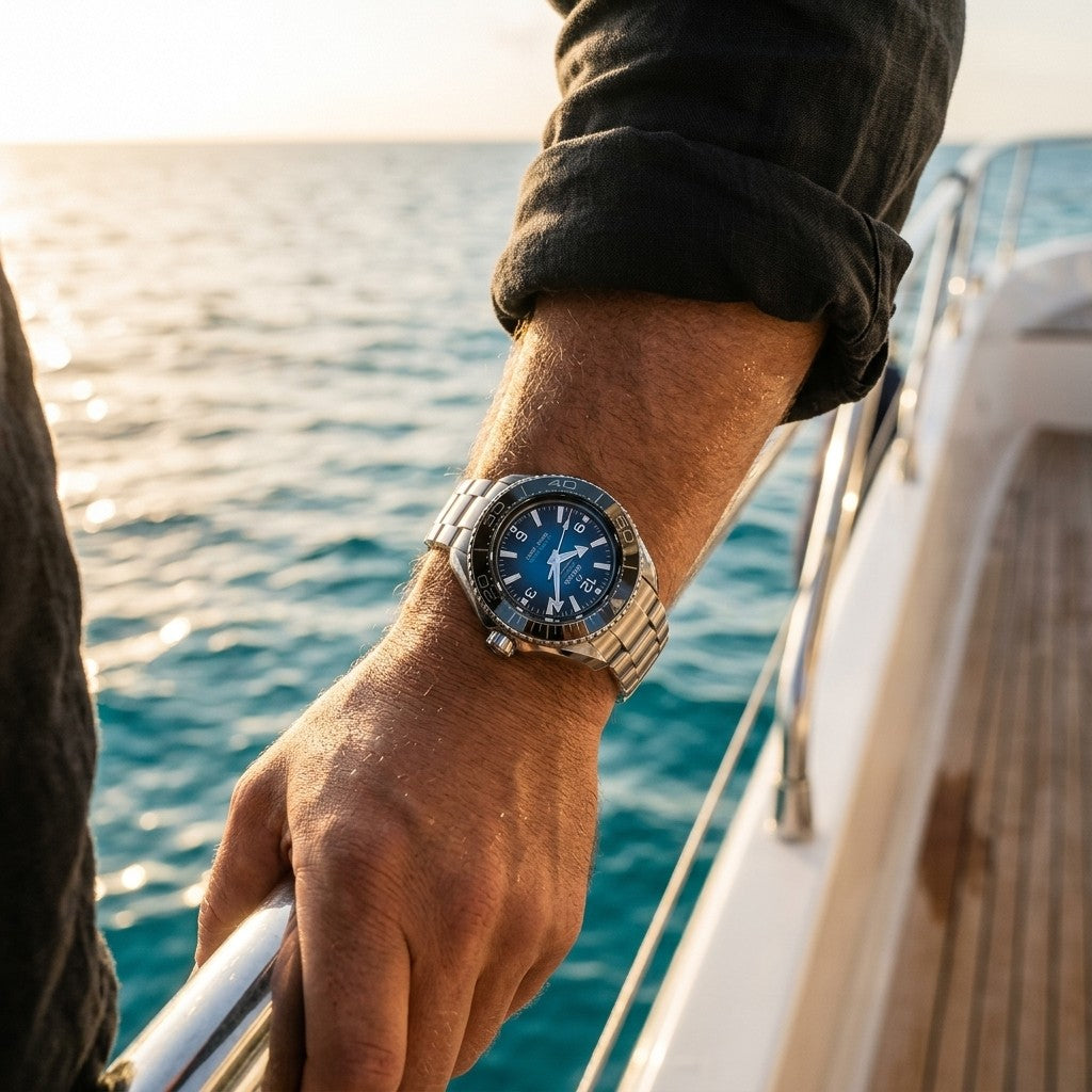 Omega Ultra Deep - Seamaster Planet Ocean 6000M 45.5 mm — O-megasteel on O-megasteel - 215.30.46. (215.30.46.21.03.001) — lifestyle