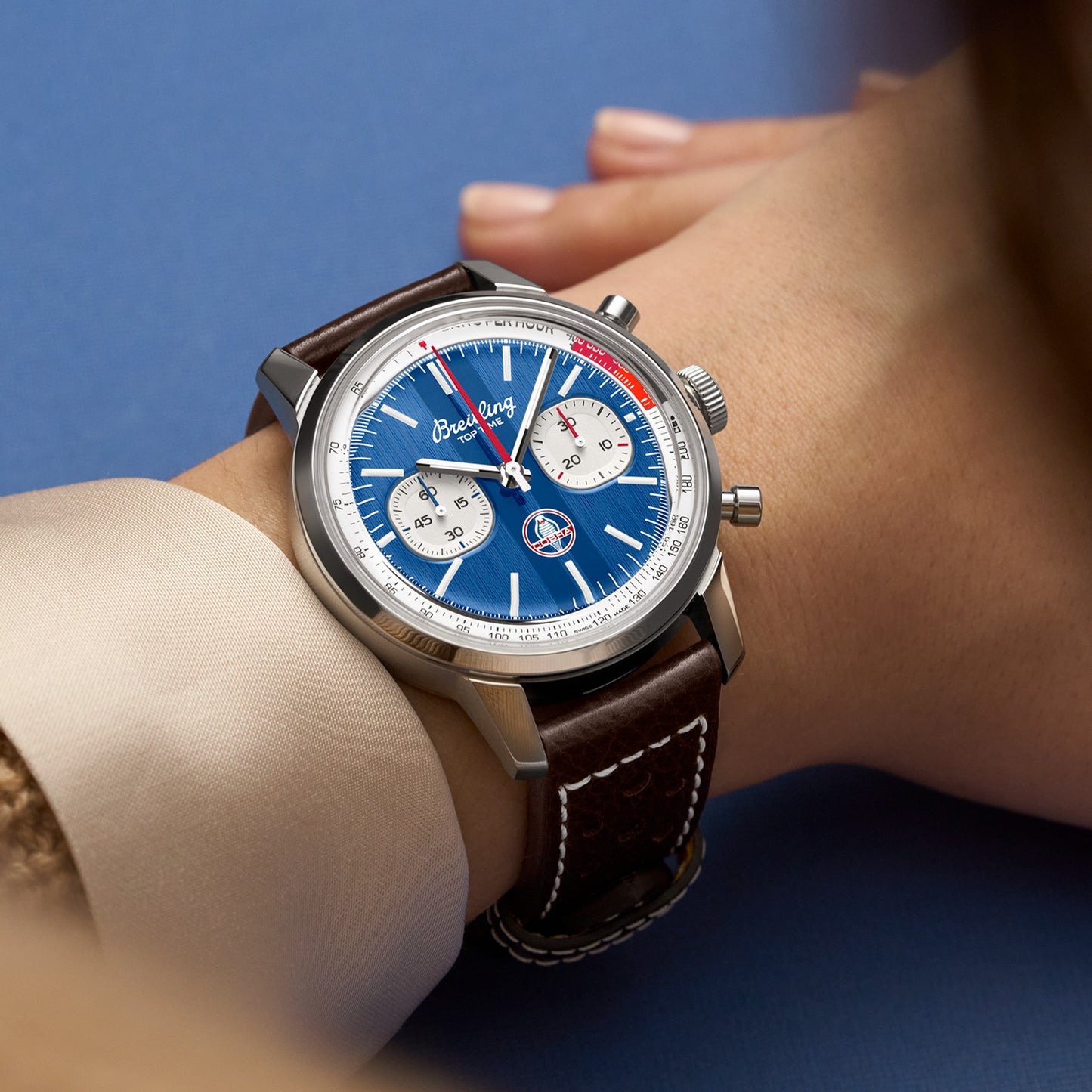 Breitling Top Time B01 Shelby Cobra — Blue Dial