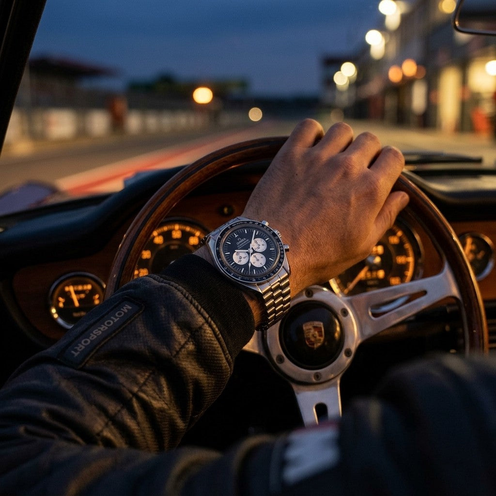Omega Speedmaster Moonwatch Professional 42 mm — Steel on Steel (310.30.42.50.01.004) — lifestyle