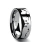 MOUNTAIN MAJESTY Laser Engraved Tungsten Carbide Ring