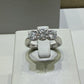 1.39 CTW GSI Certified Natural Diamond Three-Stone Engagement Ring | 18K White Gold