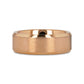 EROS Rose Gold Tungsten Wedding Band For Men with Beveled Edges Thorsten - 8mm