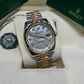 Rolex Datejust 18k/ss Jubilee factory Mother of pearl diamond dial  116233