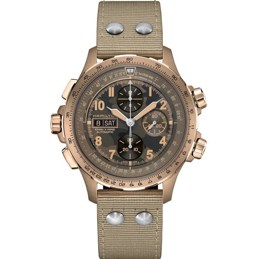Hamilton Khaki Aviation X-Wind Auto Chrono Brown Dial H77916920