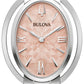 Bulova Salmon Dial Stainless Steel Bracelet Rubaiyat 96L331