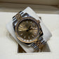 Rolex Datejust 18k/ss Jubilee Gold Roman Numerals Watch 116233