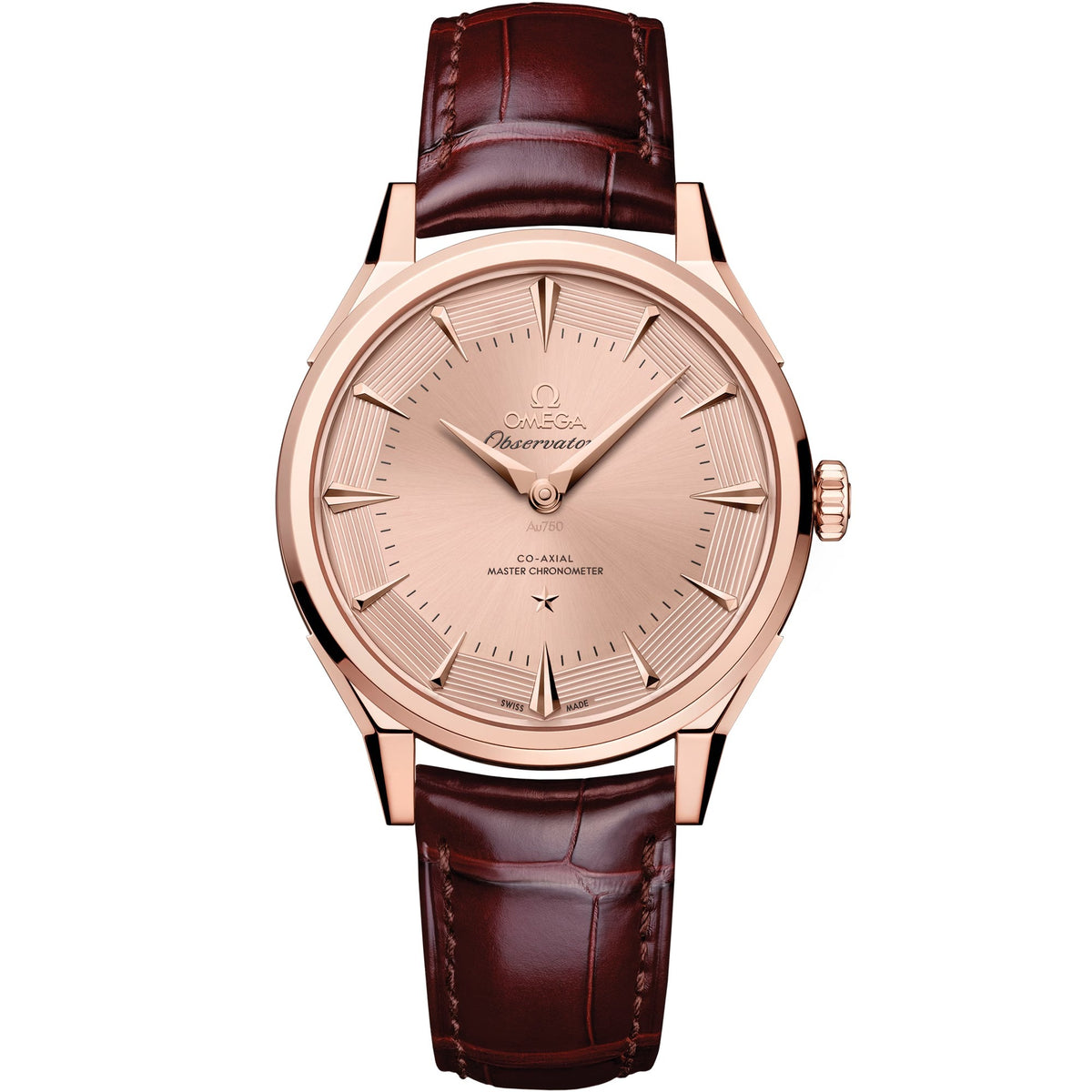Omega Constellation Observatory 39.4 mm — Sedna™ Gold on Alligator
