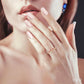 2.3 MM Ruby and 1/4 Ctw Round Cut Diamond Precious Wedding Band in 14K Yellow Gold