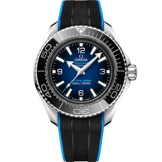Omega Ultra Deep - Seamaster Planet Ocean 6000M 45.5 mm — O-megasteel on Rubber Strap - 215.32.46