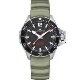 Hamilton Khaki Navy Frogman Auto - Dial color:Black - H77825331