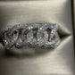 10.5MM CUBAN LINK DIAMOND RING 10k SOLID GOLD .65CTW