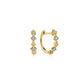 Gabriel & Co. 14K Yellow Gold Diamond Huggie Earrings .04CTW
