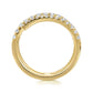 Gabriel & Co. 14K Yellow Gold Diamond Spikes Wrap Ladies Ring Kaslique 3/4ctw