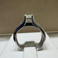 Princess Cut Diamond Wedding Set | 14K White Gold Channel-Set Bridal Ring