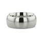 ARLINGTON Domed White Tungsten Ring - 2mm - 12mm - 8mm