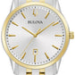 Bulova Silver-Tone Dial Stainless Steel Bracelet Sutton 98B385