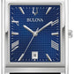 Bulova Blue Dial Leather Strap Classic 96B442