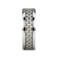ULTIMUS Tungsten Carbide Ring with Beveled White Carbon Fiber Inlay - 4mm - 12mm - 6mm