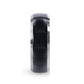 SALEEN Domed Polished Finish Black Titanium Men's Wedding Ring With Beveled Polished Edges - 8mm