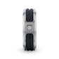 SECTOR Black Rope Cables Inlaid Brushed Finish Titanium Men's Wedding Ring with Diamond Centered And Beveled Polished Ed