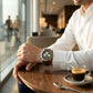 Breitling Super AVI B04 Chronograph GMT 46 Curtiss Warhawk — Green Dial — lifestyle