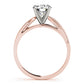 Solitaire Split Shank Engagement Ring