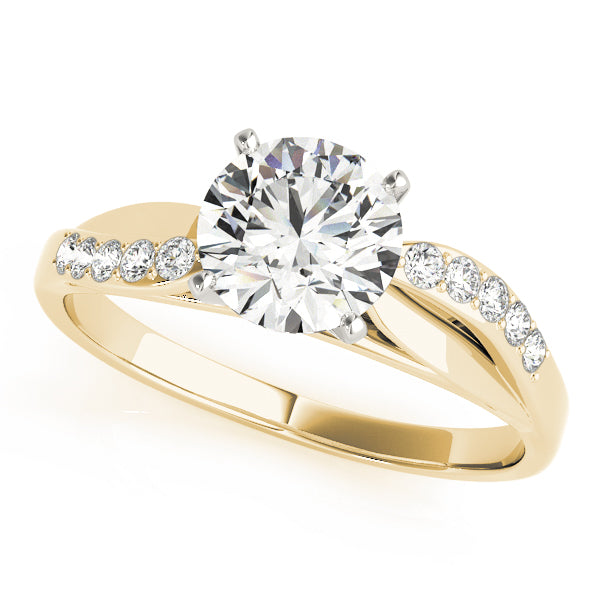 Bypass Peg Head Engagement Ring