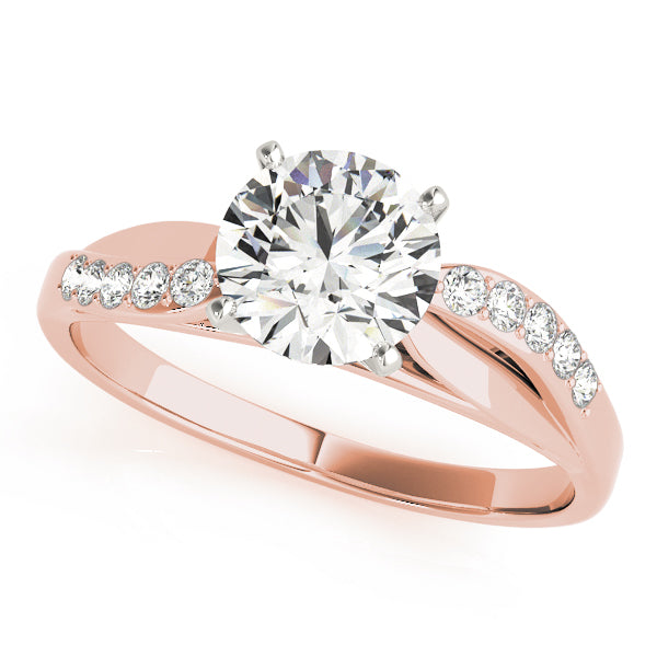 Bypass Peg Head Engagement Ring