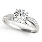 Bypass Peg Head Engagement Ring