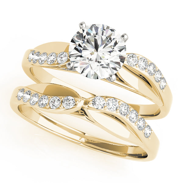 Bypass Peg Head Engagement Ring